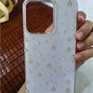 Cute Patterned Phone Case - White
